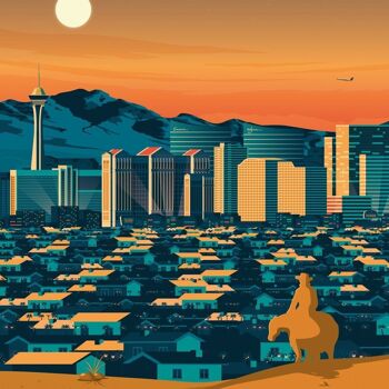 Affiche Voyage Las Vegas Nevada - Etats-Unis - 50x70 cm 2