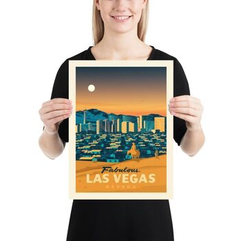 Affiche Voyage Las Vegas Nevada - Etats-Unis - 30x40 cm 3
