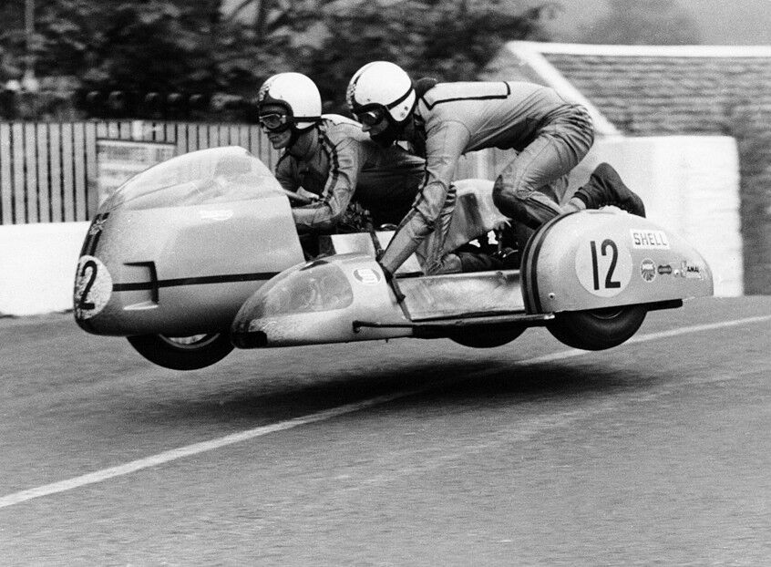 Biglietto di auguri vuoto per corridori TT