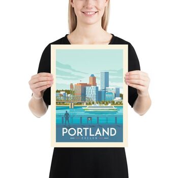 Affiche Voyage Portland Oregon - Etats-Unis - 30x40 cm 3