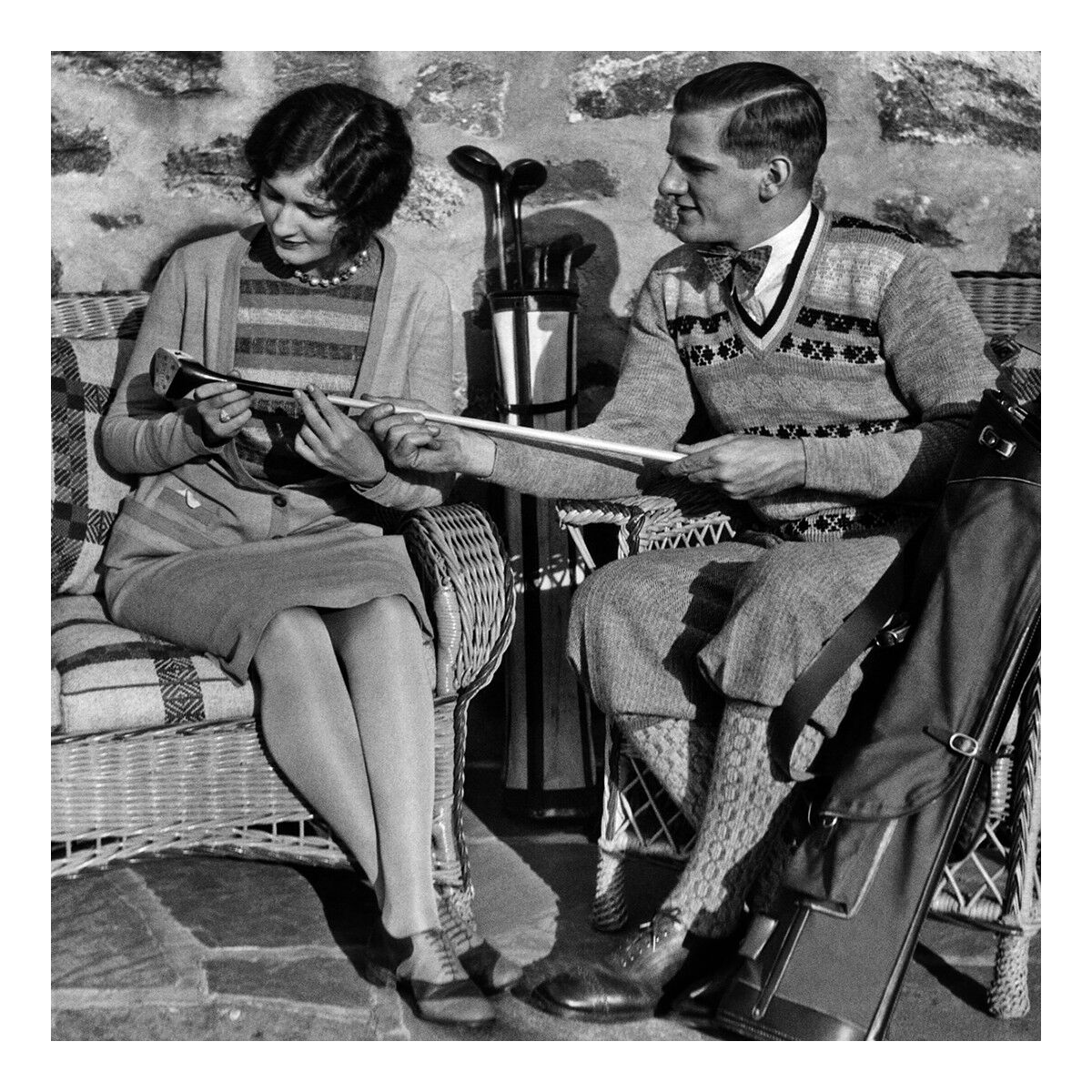 Cartolina d'auguri vuota quadrata di ispezione del club