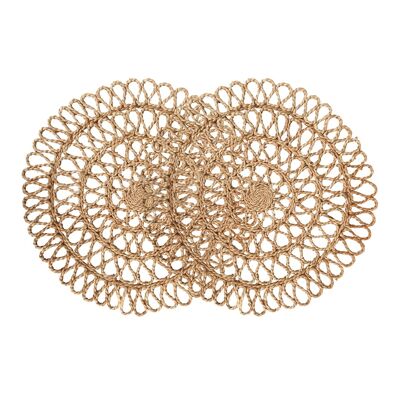 Feni placemats - Naturel set van 2