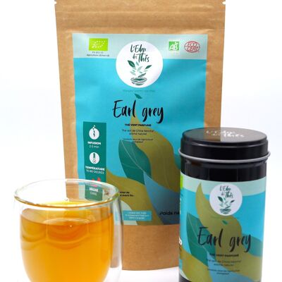 Tè verde - Earl Grey - Sacchetto da 80g