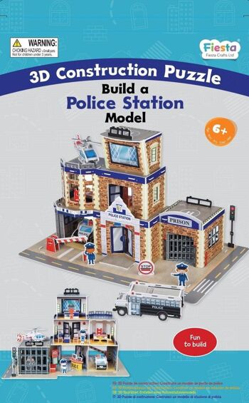 Artisanat de construction 3D du poste de police 3
