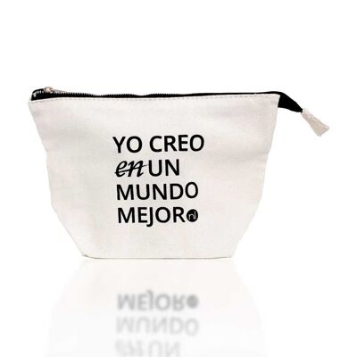 Neceser "YO CREO UN MUNDO MEJOR"