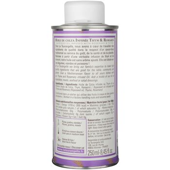 Huile Infusée au Thym & Romarin 250ml 6