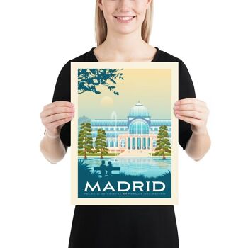 Affiche Voyage Madrid Espagne - 30x40 cm 3