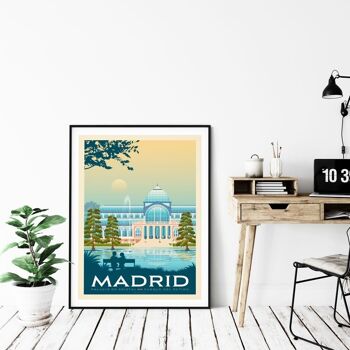 Affiche Voyage Madrid Espagne - 30x40 cm 4