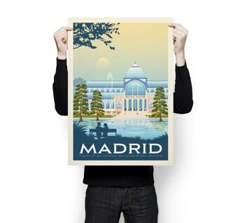 Affiche Voyage Madrid Espagne - 50x70 cm 3