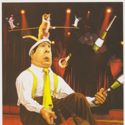 Postcard The juggler , a-48808581