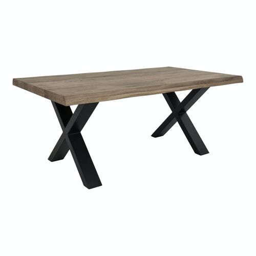 Toulon Coffee Table - Coffee table in smoked oil oak with wavy edge
