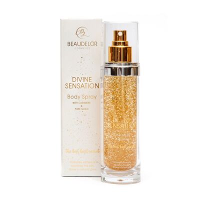 Cashmere Bodyspray mit reinem Gold, Kaschmir und Vitaminen (120ml)