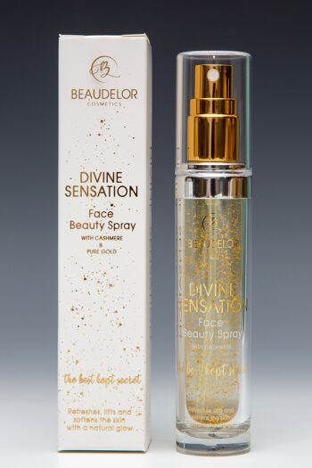 Divine Sensation Spray Beauté Visage à l'or pur, cachemire et vitamines (30ml) 5