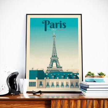 Affiche Voyage Paris France - Tour Eiffel - 50x70 cm 1