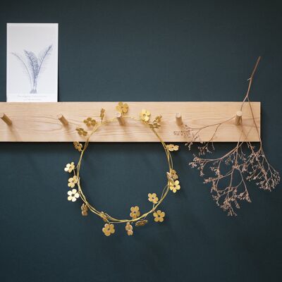 Wired Crown | wax flowers |