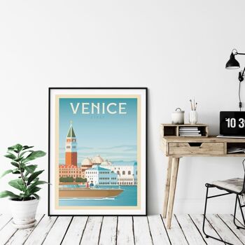 Affiche Voyage Venise Italie - 30x40 cm 4