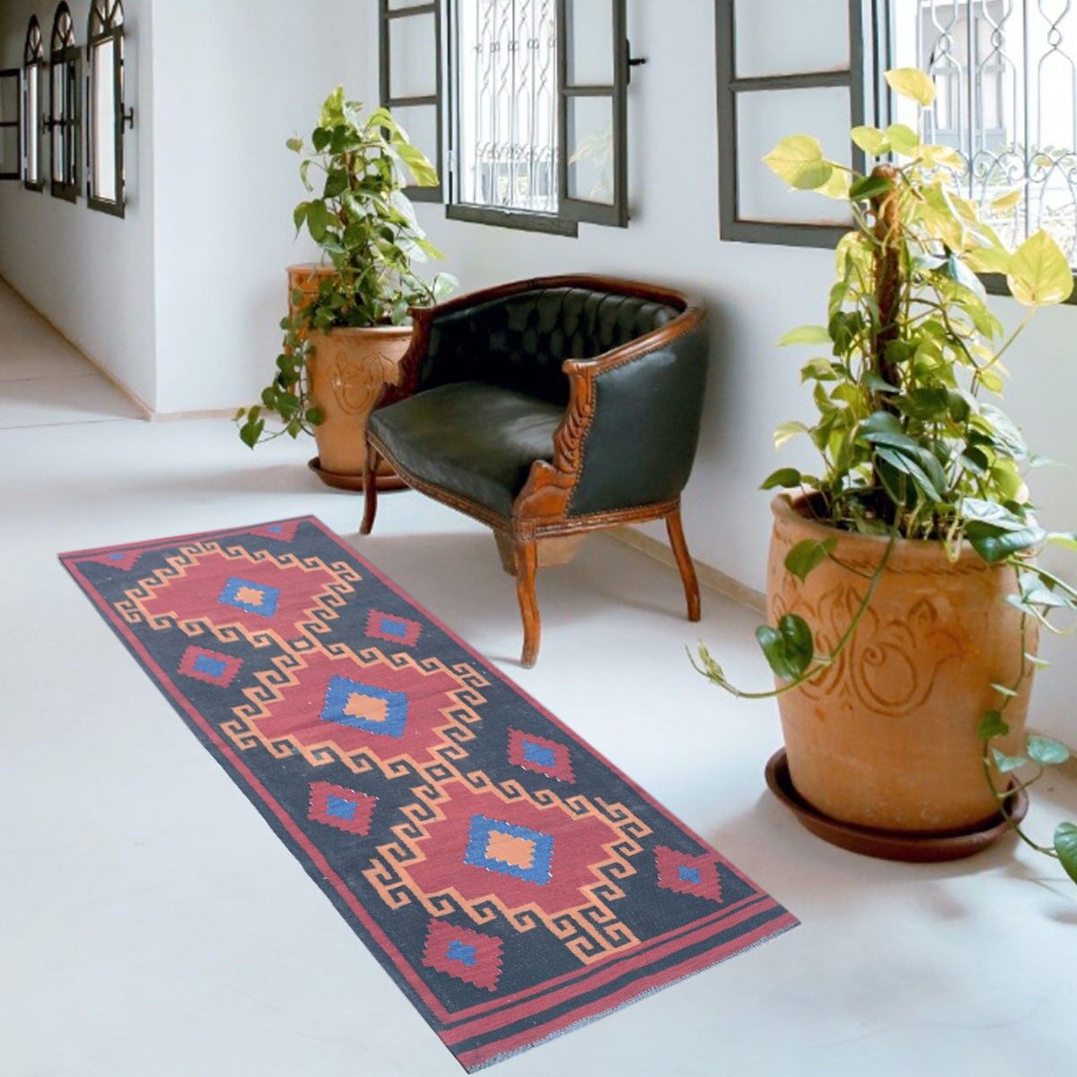 Tappeto moderno Muesli Kilim