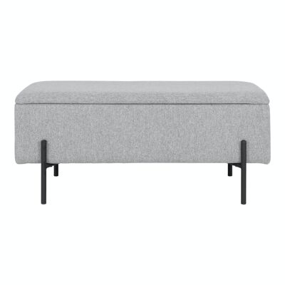 Watford Bench - Bench in light gray with storage