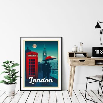 Affiche Voyage Londres Royaume-Uni - 50x70 cm 4