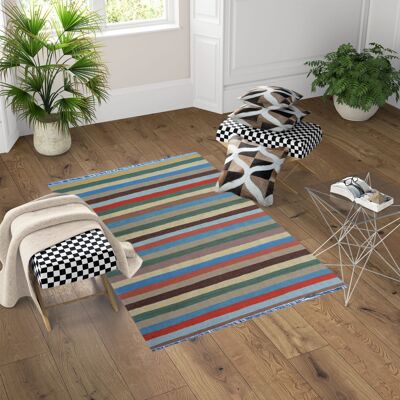 Tapis Kilim Cactus Moderne