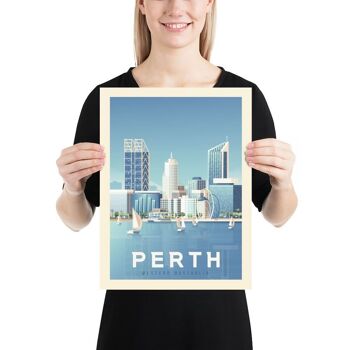 Affiche Voyage Perth Australie - 30x40 cm 3