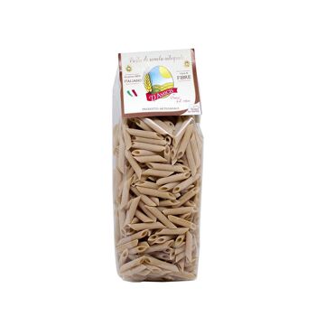 Pâtes à la semoule de blé dur - Penne rigate intégrale - Penne rigate complète (500g) 1