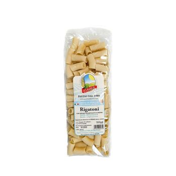 Pâtes à la semoule de blé dur - Rigatoni (500g) 1