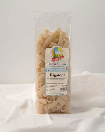 Pâtes à la semoule de blé dur - Rigatoni (500g) 2