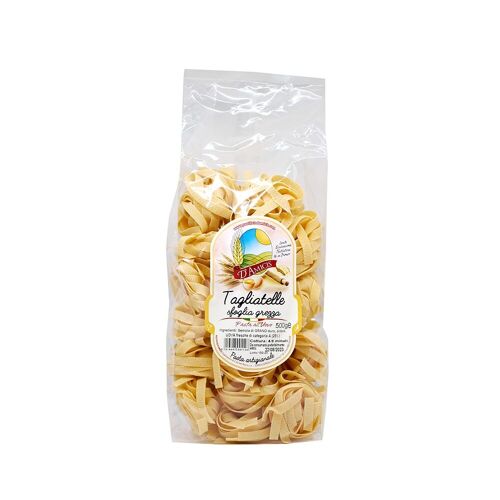 Pâtes à la semoule de blé dur - Tagliatelle all uovo - Tagliatelle aux oeufs (500g)