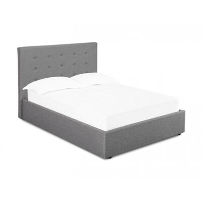 Armazón de cama LPD Lucca - Doble gris (4'6" x 6'3")