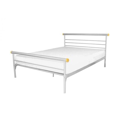 Heartlands Furniture Celine Metal Bed - King Size (5'0" x 6'6")