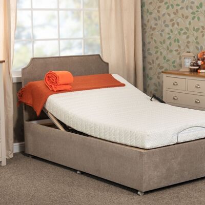 Adaptive Latex Adjustable Electric Bed - Deluxe Legs Set Small Double (4’0” X 6’6”)