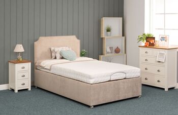 Lit électrique réglable Brighton - Ensemble de pattes de luxe Super King Size Zip & Link (6'0" x 6'6") 2