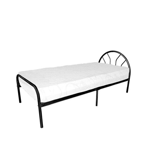 Heartlands Furniture Sydney Metal Bed - Silver Single (3'0" x 6'3")