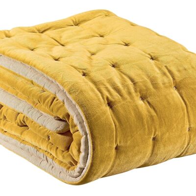 Plain throw Elise quilted finish Mais 240 x 260
