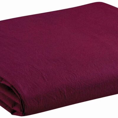 Drap housse Noche Lie de vin 140 x 190