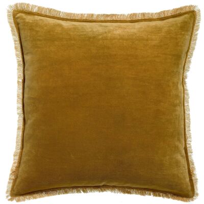 Plain cushion Fara Bronze 45 x 45