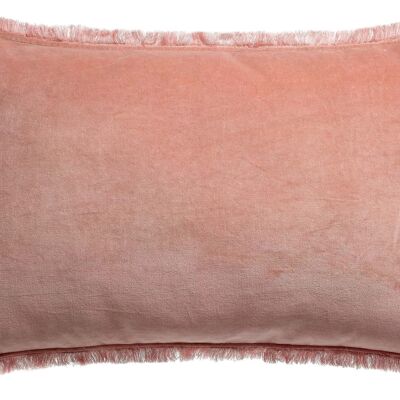 Einfarbiges Kissen Fara Pink 40 x 65
