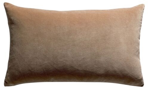 Coussin uni Elise Camel 30 x 50