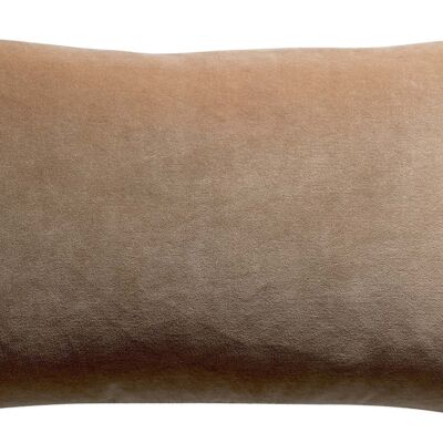 Coussin uni Elise Camel 30 x 50