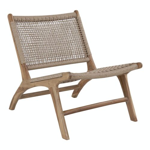 Derby Chair - Chair in teak and polyrattan