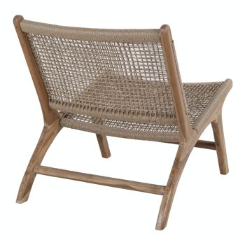 Derby Chair - Chaise en teck et polyrotin 5