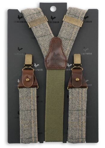 Bretelles de luxe Sir Redman Christian Tweed 2