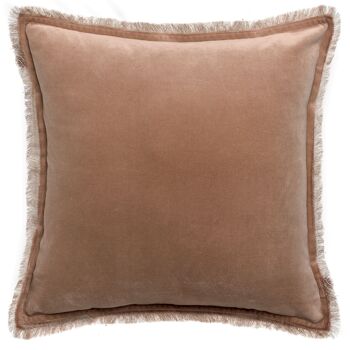 Coussin uni Fara Sésame 45 x 45 1