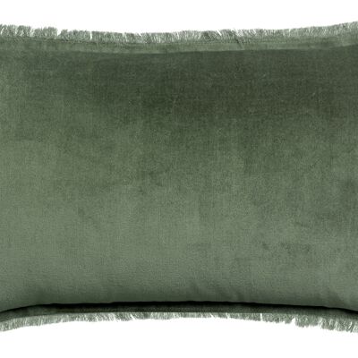 Plain cushion Fara Thyme 30 x 50