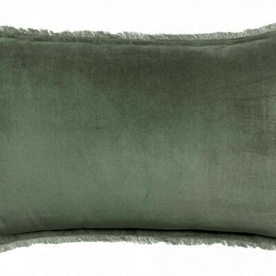 Coussin uni Fara Thym 40 x 65