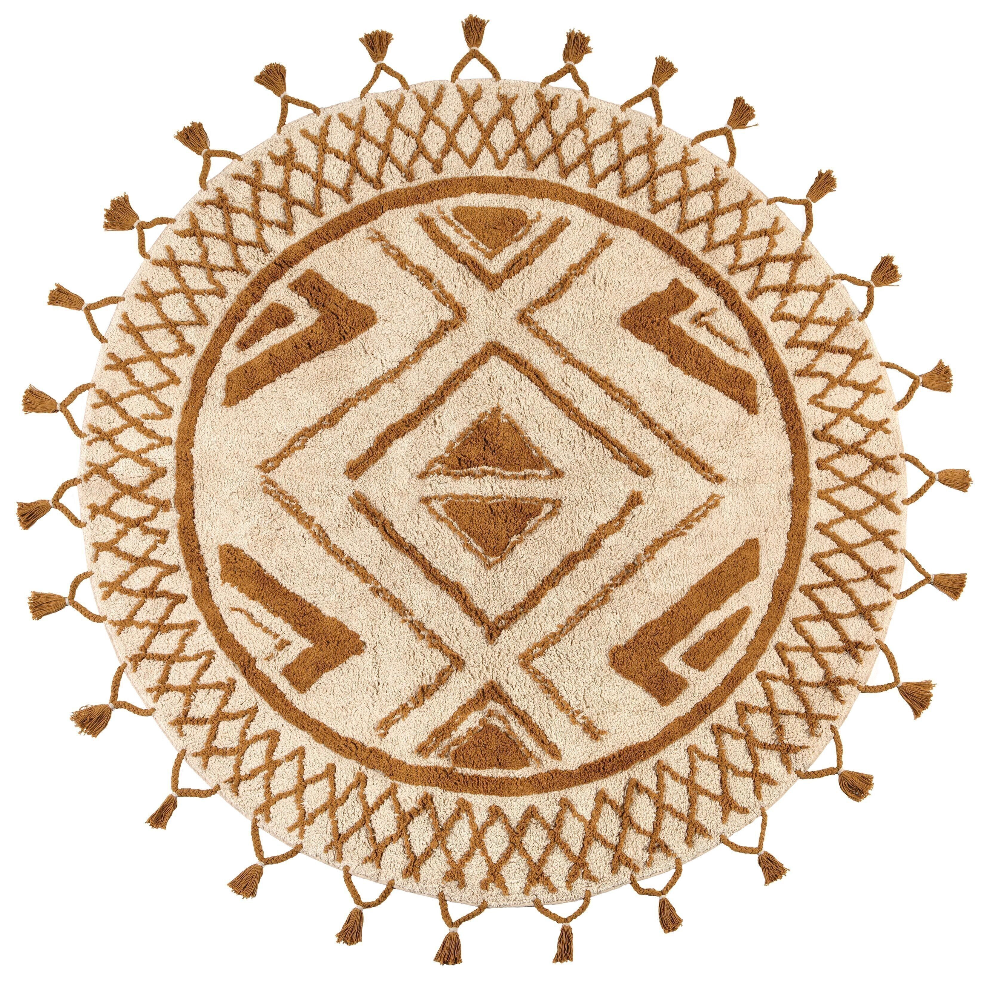 Tapis Sami Bronze diamètre 160 cm