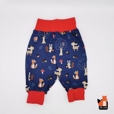 Harem pants Animals of the Forest 3 to 12 months