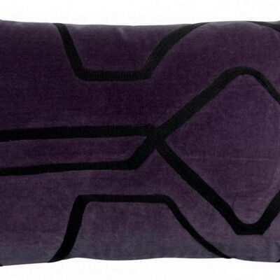 Coussin Fara brodé Raisin 40 x 65