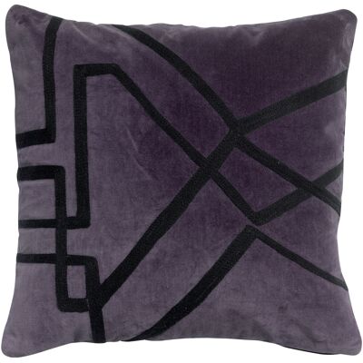 Coussin Fara brodé Raisin 45 x 45